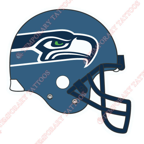Seattle Seahawks Customize Temporary Tattoos Stickers NO.759